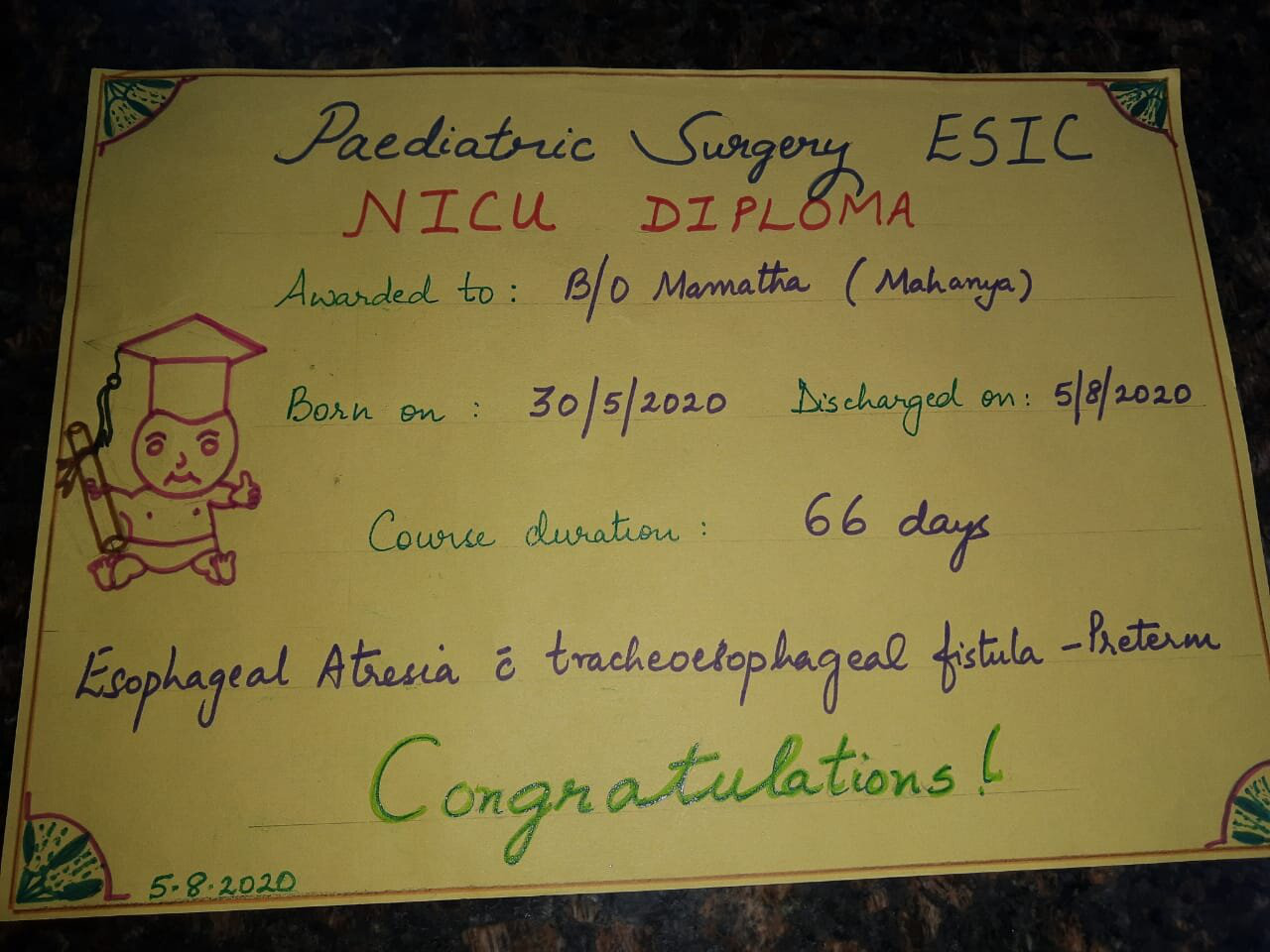 DEPT OF PEDIATRIC SURGERY, SSH