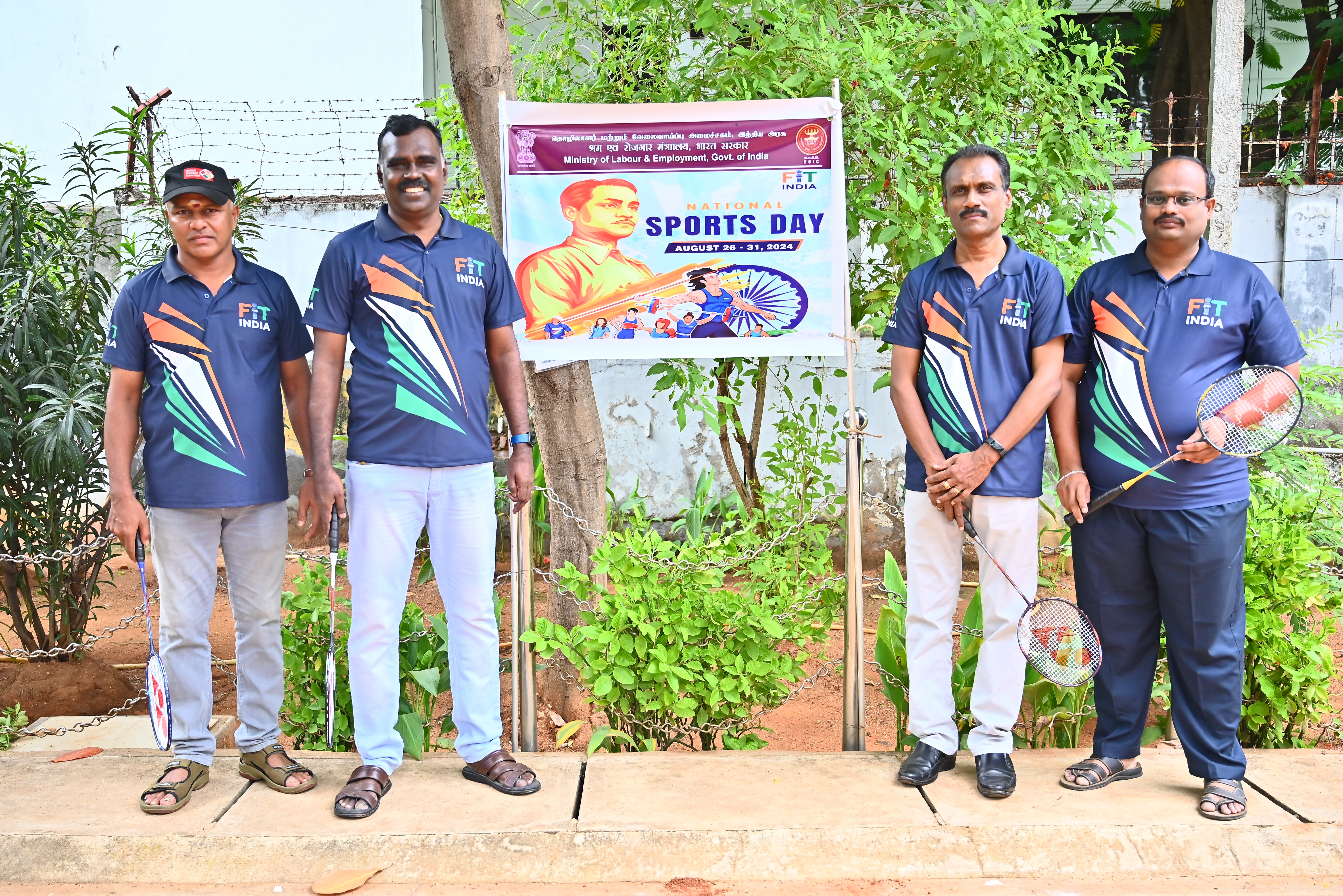 Fit India National Sports Day Celebrations at SRO Madurai on 30.08.2024