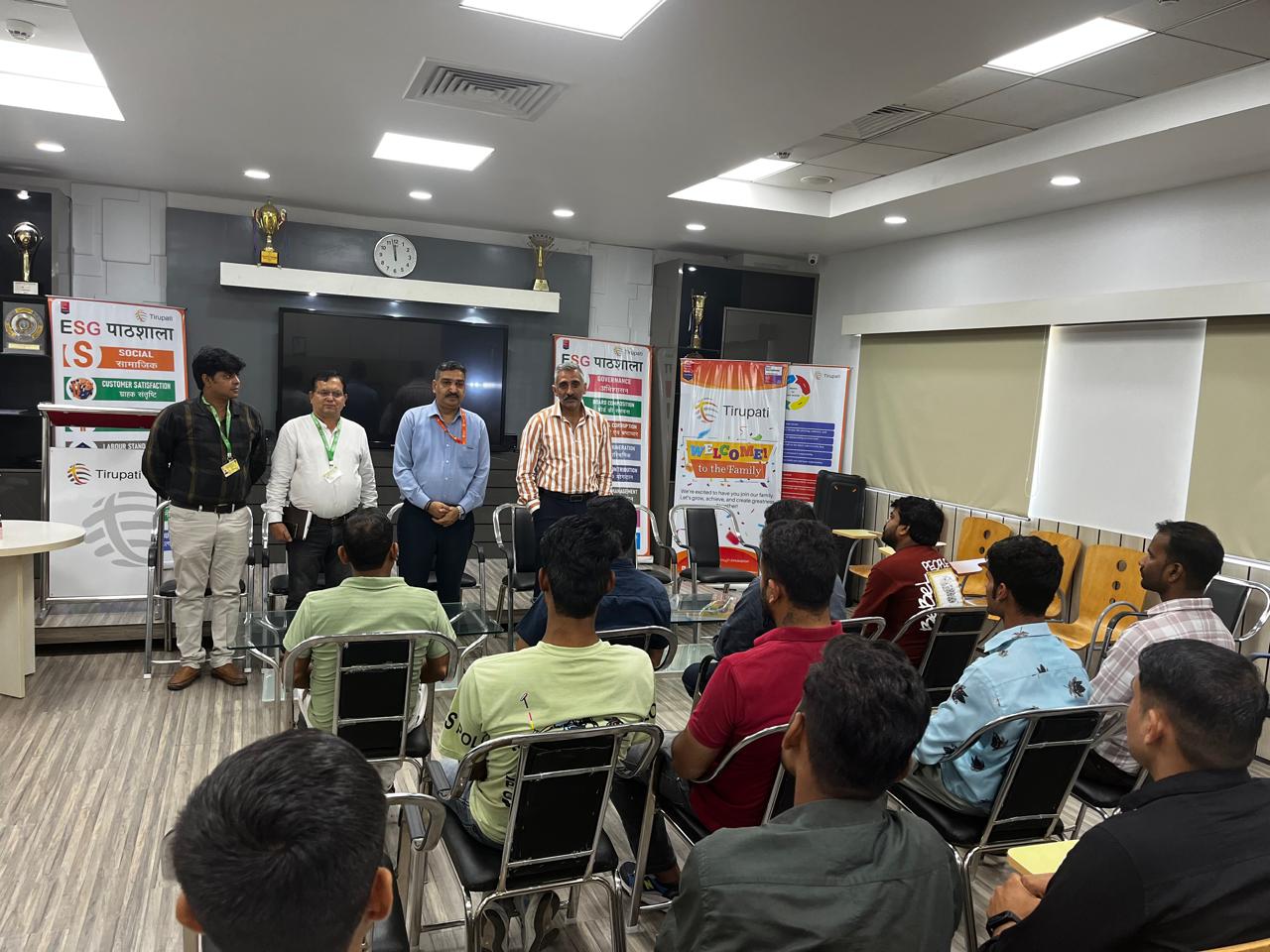 Interaction and visit of Rd sir at Tirupati Medicare Paonta sahib